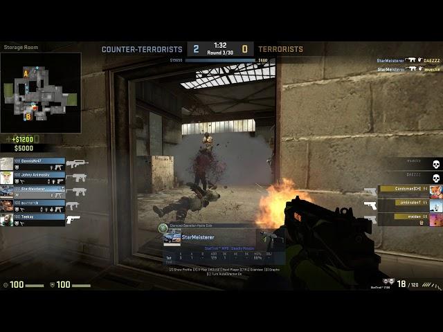 CS:GO 1 sec ace!!