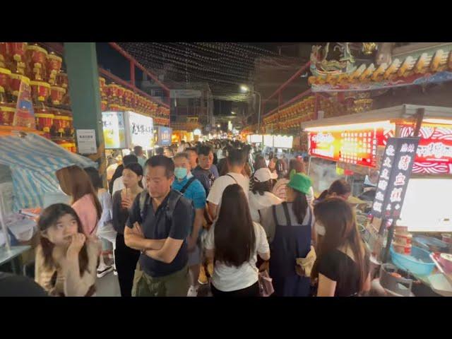 4K｜開始有人潮 的 士林夜市｜Crowd Taipei Shilin Night Market｜2023.05.27