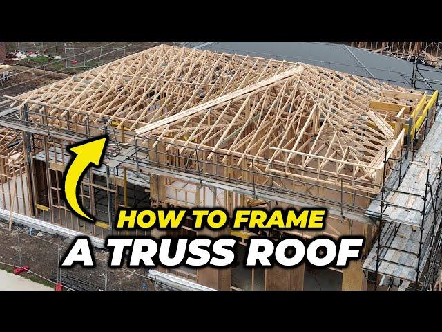 How to Install Roof Trusses - Full Job Start to Finish