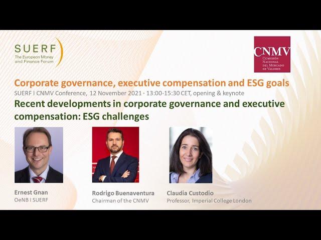 SUERF-CNMV - Corporate governance and ESG - Part 3 - Gnan, Buenaventura, Custodio - 20211112