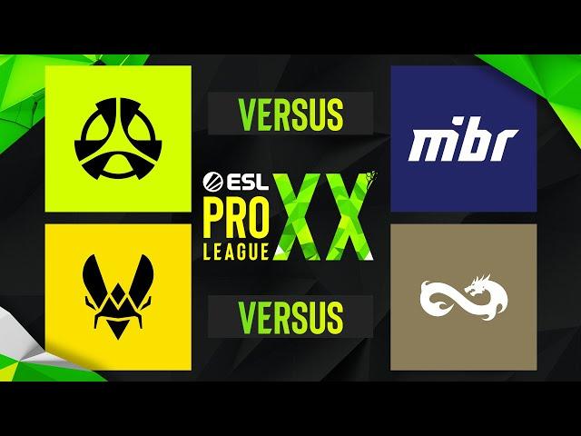 ESL PRO LEAGUE SEASON 20 - PLAYOFF - M80 vs MIBR | Team Vitality vs Eternal Fire