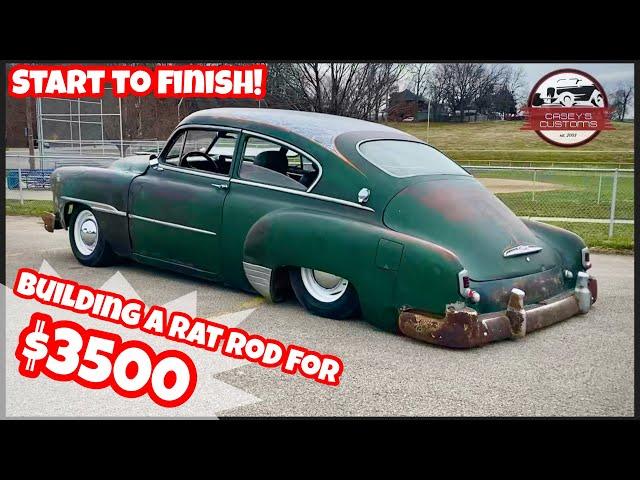 ITS FINISHED! TURBO RAT ROD FOR $3500! START TO FINISH BUILD! CHASSIS SWAP, AIR BAGS FOR CHEAP!