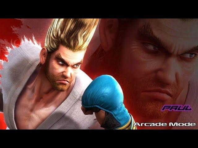 Tekken 5: Dark Resurrection [PSP] - Arcade Mode - Paul Phoenix