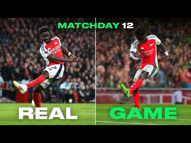 Premier League 24/25 Best Goals & Moments of Matchday 12 (EAFC 25 Recreation)