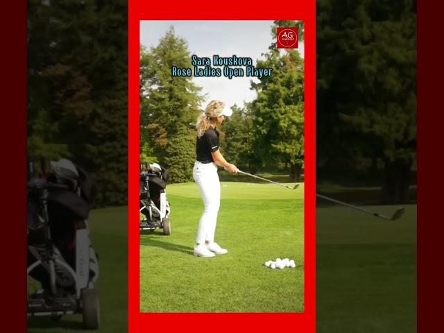 Beautiful Swing from Rose Ladies Open [1] Sara Kouskova #golf