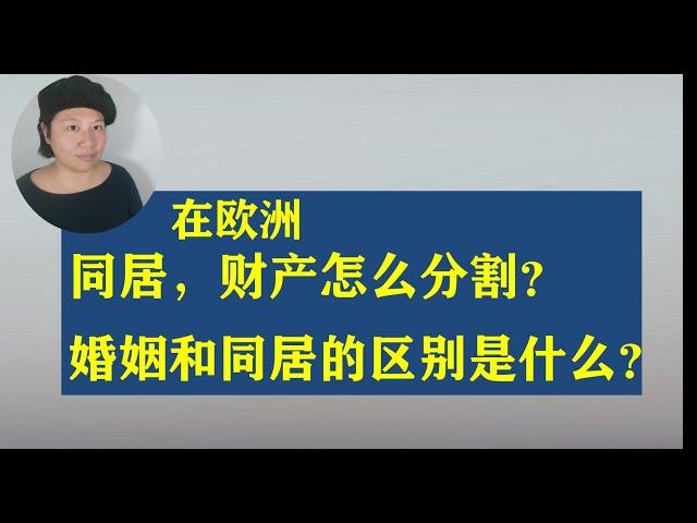 欧洲同居，财产怎么分割？同居和婚姻的财产分割区别是什么？老板有权查你的犯罪记录吗？欧洲法院案件卷宗解析犯罪成本20200205