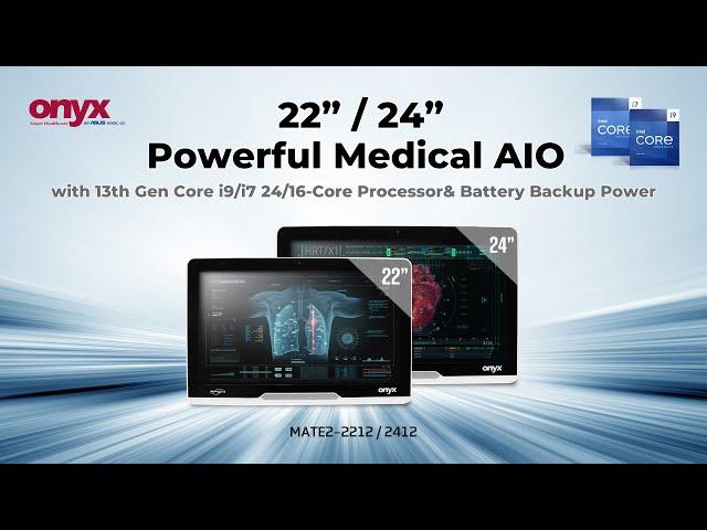 22"/24" Powerful Medical AIO with 13th Gen Core i9/i7 24/16-Core Processor & Battery Backup Power!