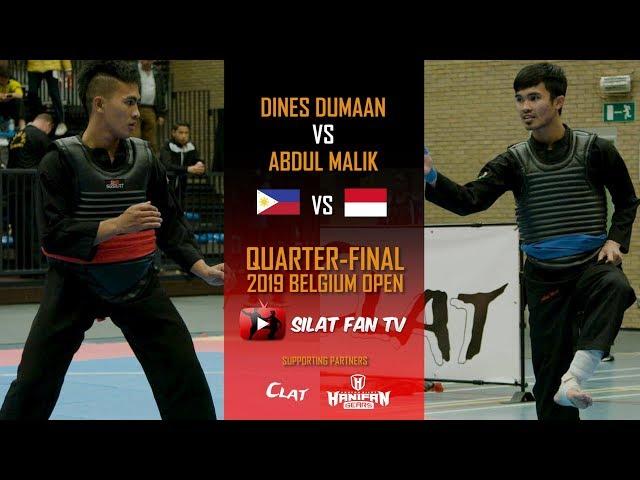 ABDUL MALIK V DINES DUMAAN | 2019 PENCAK SILAT BELGIUM OPEN