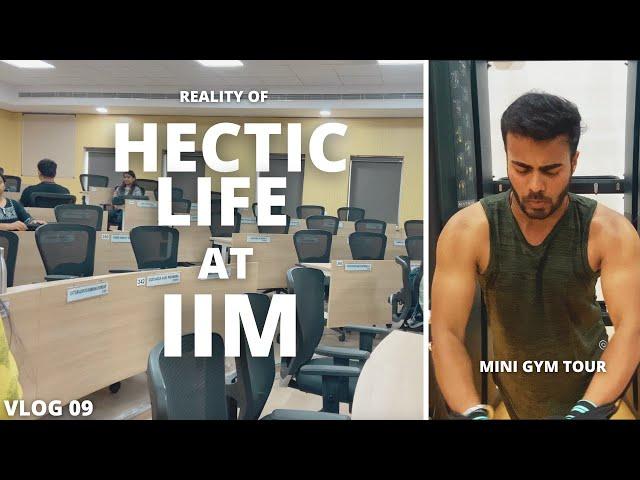 A chill Day at IIM | Mini Gym Tour | Vlog 09