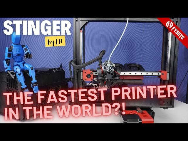 The fastest 3D printer? The Stinger by LH