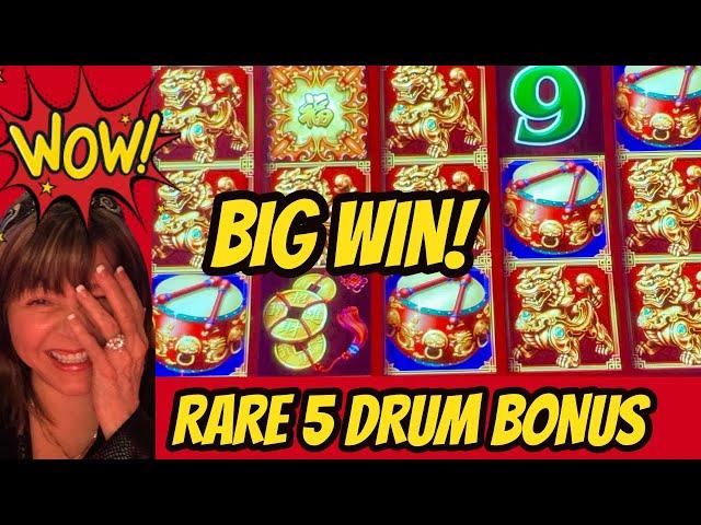 RARE 5 DRUMS BONUS & FU DOGS!