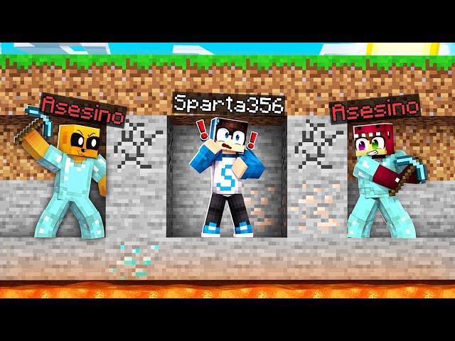 MINECRAFT: SPARTA356 vs 2 ASESINOS  SPEEDRUN MINECRAFT con MIKECRACK Y RAPTOR