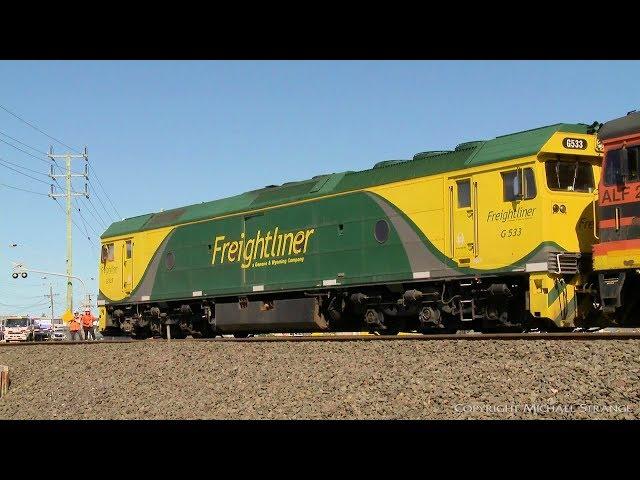 2AK1 GWA Grain Train With Freightliner G533 Diesel Locomotive - PoathTV Australian Railways