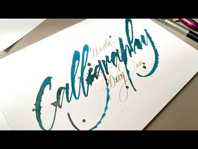 World Calligraphy Day 2022  | Shine Writer 