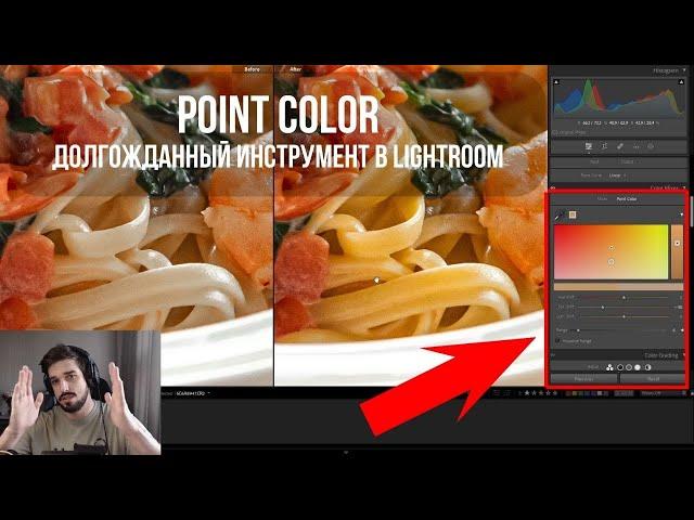 Новый крайне полезный инструмент Point Color в Adobe Lightroom. Разбираем на примере фуд-фотографий.