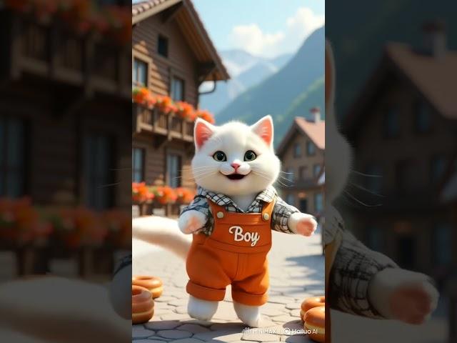 Cutest Kitten Dance Ever!  Tiny Paws, Big Laughs!