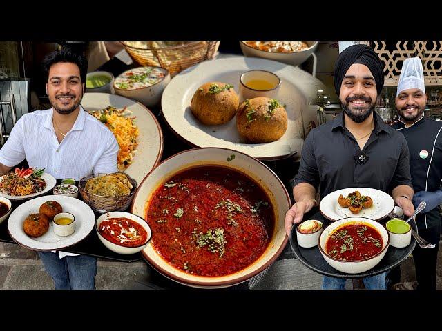 राजस्थानी मांस कीमा बाटी देसी घी AUTHENTIC NON-VEG FOOD IN JAIPUR RAJASTHAN | THINGS NEAR HAWA MAHAL