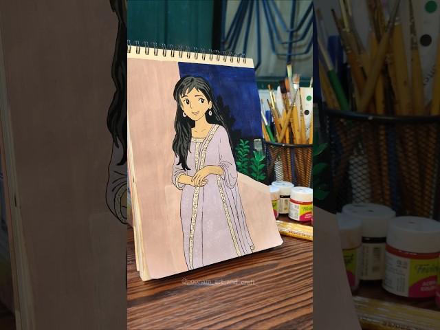 Because you're an artist ️ #ghibli #painting #trending #shorts