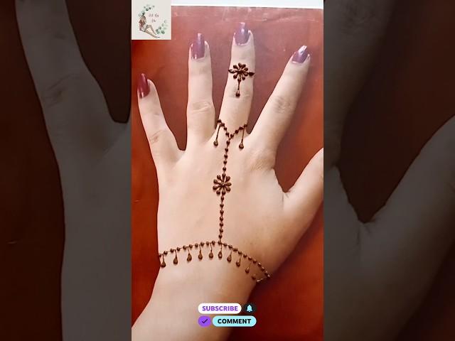 Unique Mehndi Design #shorts Art by Abi