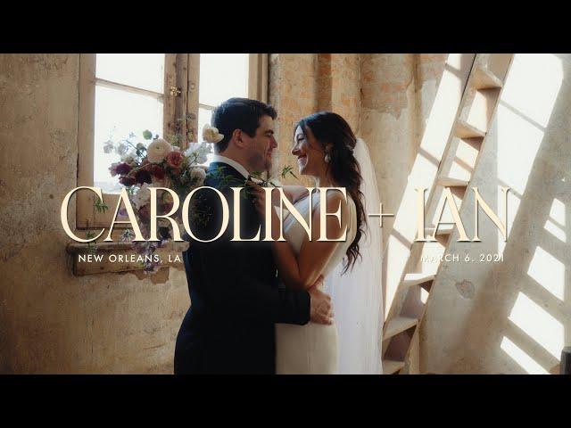 A Cinematic & Intimate Wedding in New Orleans | Caroline + Ian | Sony A7S III