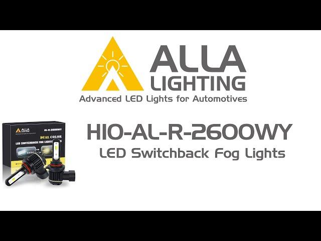 Review | Install 9145 H10 LED Switchback Fog Lights White Yellow Bulbs