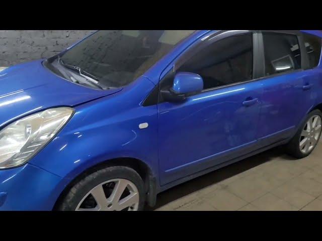 Nissan Note 1.6 замена  передних тормозных дисков и тормозных колодок!Детальный ОБЗОР!