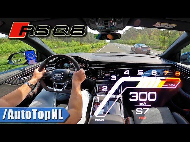 AUDI RSQ8 300KM/H TOP SPEED on AUTOBAHN [NO SPEED LIMIT] by AutoTopNL