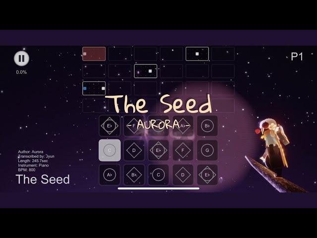 【光遇Sky Studio琴譜】〖AURORA〗The Seed