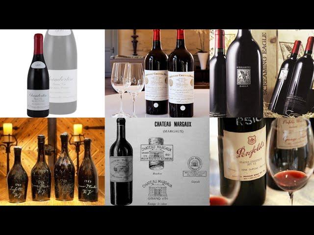 Top 10 Most Expensive Red Wines In The World