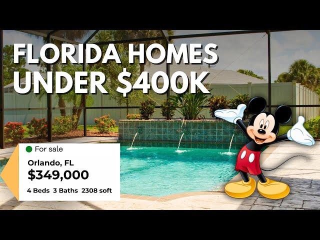 Inside 3 Florida Homes For Sale Near Disney Under $400K in 2024 + Disney Springs Holiday Treat!