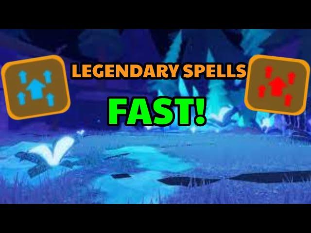 How to Get Legendary Spells FAST! (Dungeon Quest)