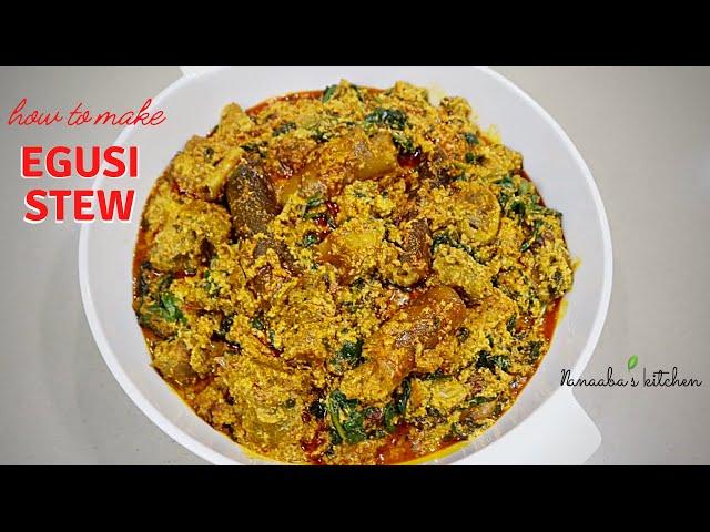 EGUSI STEW - step by step instructions