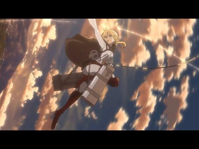 Queen Historia used ODM Gear | Attack On Titan Season 2 Episode 12