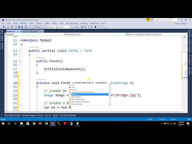 How to convert an image to byte array in c#