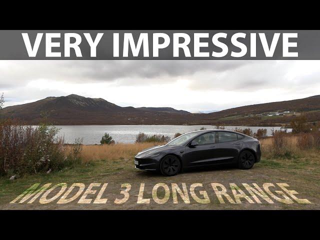 Tesla Model 3 LR Highland eco driving range