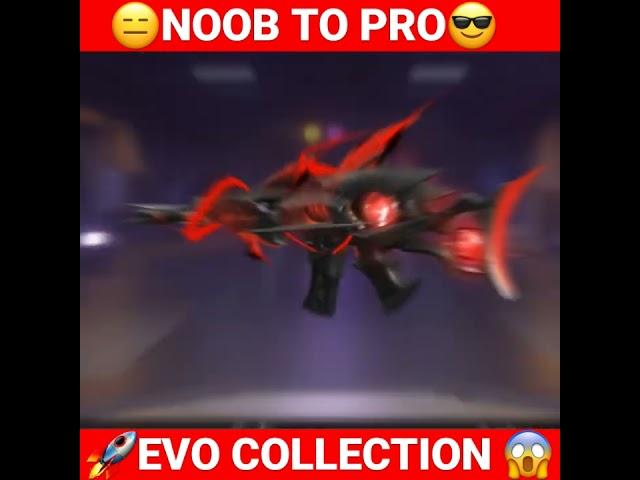 NOOB TO PRO EVO COLLECTION ️ || #freefire #shorts #short #kasiff