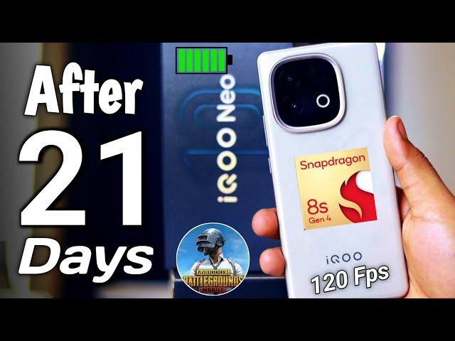 IQOO NEO 10 5G After 21 Days Of Use - Alsi Sach ? bgmi 120 fps, Camera, Battery drain