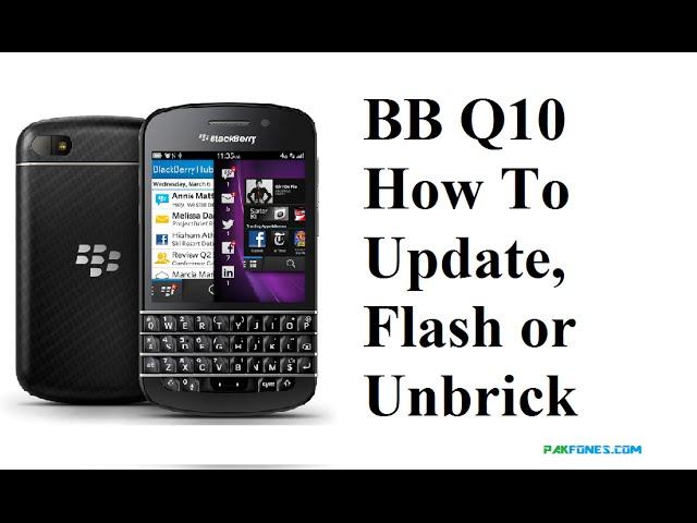 Balckberry Q10 Software update auto loader