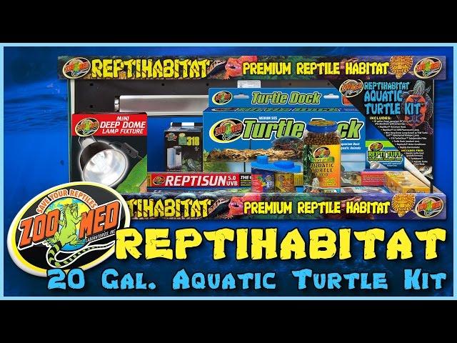 Zoo Med 20 Gallon ReptiHabitat™ Aquatic Turtle Kit