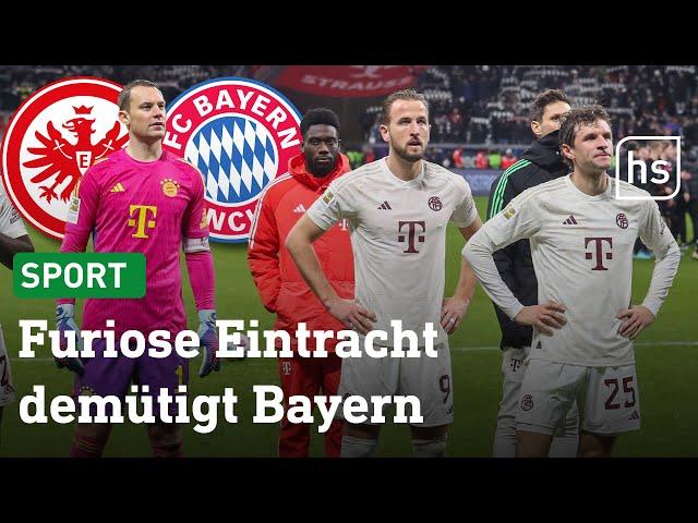 Highlights: Eintracht Frankfurt - Bayern München 5:1 I Bundesliga 14. Spieltag I hessenschau