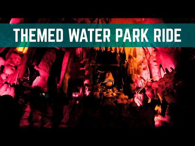 THEMED Water Park Ride! Voyage to the Center of the Earth - Water World