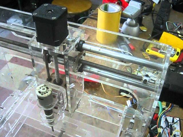 CNC stepper motor test