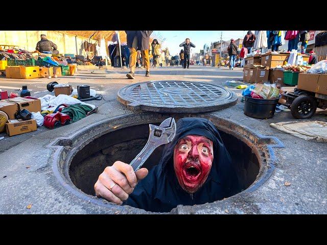 SECRET TUNNEL under FLEAMARKET ! (TURN ON THE SUBTITLES !)