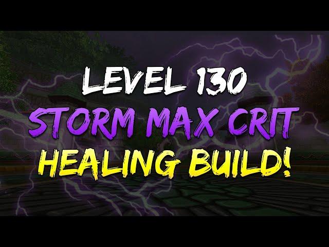 Wizard101: Level 130 Storm Max Critical Healing Build!