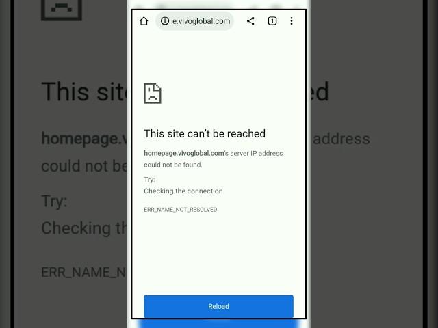 How to Fix This site can't be reached in Android Mobile || this site cannot be reached google chrome