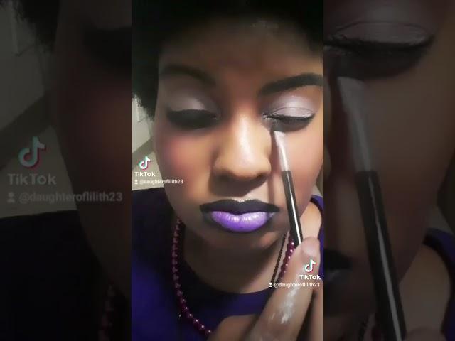 Purple Pastel Goth Makeup Tutorial #pastelgoth #makeup #pastelgothmakeuptutorial #mua #fyp #viral