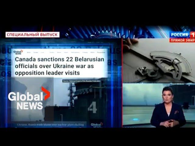 Russian state TV spins Global News exclusive into propaganda targeting Canada