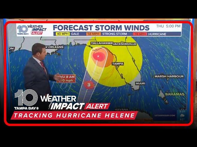 Tracking the Tropics: Hurricane Helene update | 3 p.m. Wednesday