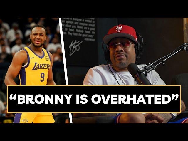 Allen Iverson Defends Bronny James Against Recent Criticism