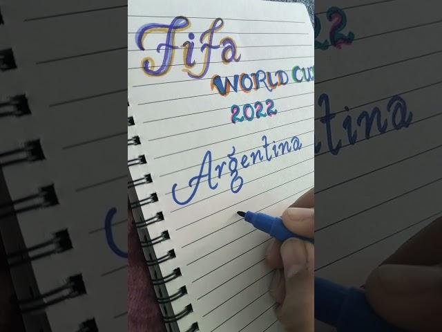 France X Argentina - FIFA World Cup Qatar 2022 | Navneet Setia| Calligraphy |  Lionel Messi
